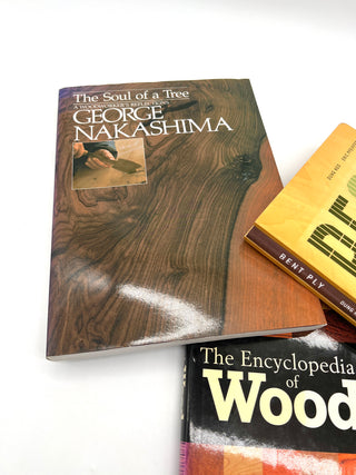 Wood Design Book Bundle – Set of 3 from the Todd Oldham Studio Library – George Nakashima, The Encyclopedia of Wood & Bent Ply Plywood Furniture