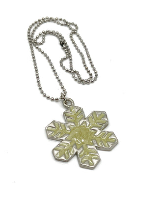 Vintage Todd Oldham Fall 1994 Enameled Snowflake Charm Necklace – Snowflake No. 1