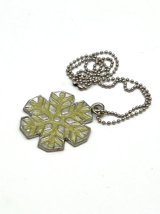 Vintage Todd Oldham Fall 1994 Enameled Snowflake Charm Necklace – Snowflake No. 2