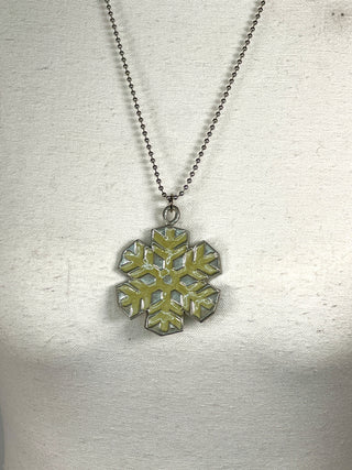 Vintage Todd Oldham Fall 1994 Enameled Snowflake Charm Necklace – Snowflake No. 2