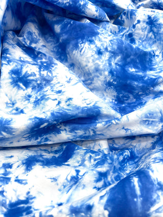 Ocean Blue Tie-Dye Panel by Todd Oldham for The Hotel, South Beach