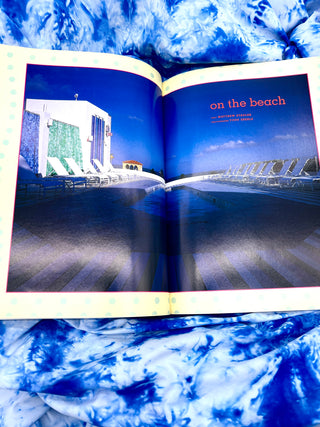 Ocean Blue Tie-Dye Panel by Todd Oldham for The Hotel, South Beach