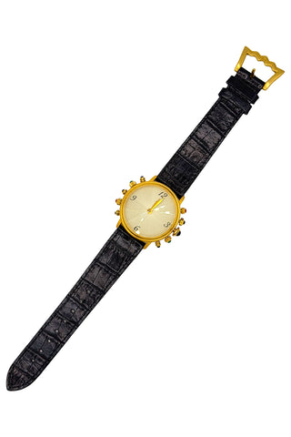 Vintage Todd Oldham Studded Button Watch