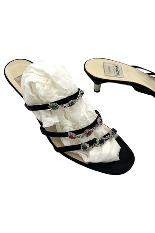 Fall 1996 Todd Oldham Jewel Strap Sandals, Size 40