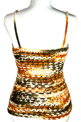 Fall 1997 Todd Oldham Hand-Knit Wool Tank Top