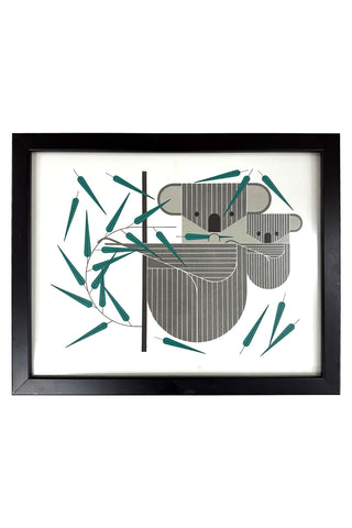 Charley Harper “Koala Koala” Lithograph