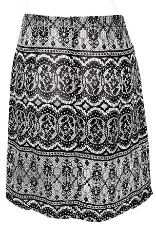 Spring 1996 Todd Oldham Black Lace Skirt