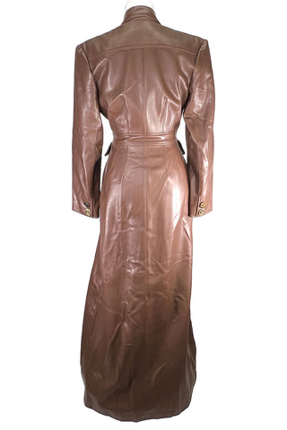 Fall 1995 Todd Oldham Faux Leather Trench