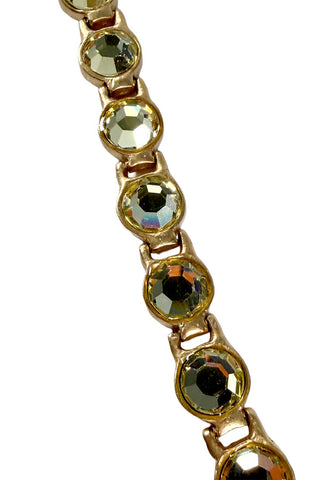 Swarovski Crystal Jewelry Belt Citrine