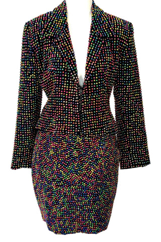 Fall 1991 “Lite Brite” Wool Gabardine Skirt Suit