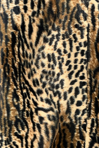 Fall 1997 Todd Oldham Faux Fur Ocelot Print Skirt