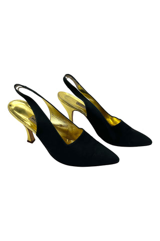 1992 Manolo Blahnik for Todd Oldham Slingback Pump, Size 38.5