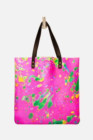 The Hot Marble Print Tote