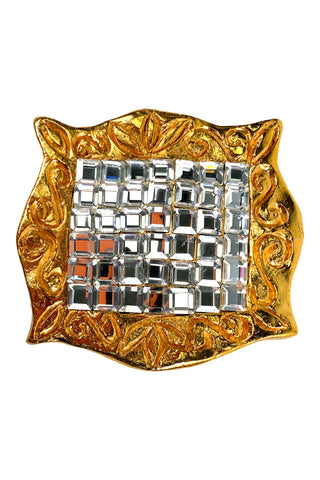 24 kt Gold Mirror Belt Buckle