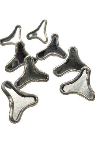 Vintage Todd Oldham Handmade Mirror Buttons, Set of 12