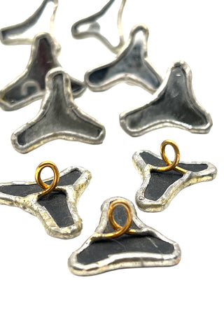 Vintage Todd Oldham Handmade Mirror Buttons, Set of 12