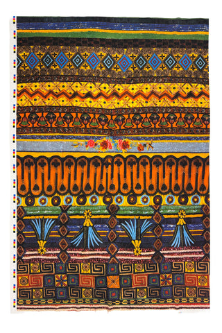 1994 Mystic Beading Print Knit Fabric, 4 Panel