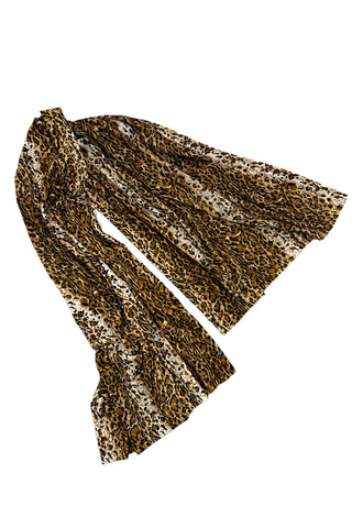 1994 Todd Oldham Faux Leopard Fur Stole