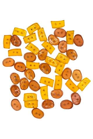 40 Piece Lucite Oval and Bar Sew-Through Button Grab Bag