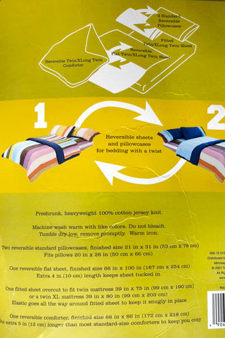 Todd Oldham Dorm Room Bed Set and Knitted Throw