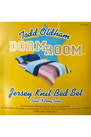 Todd Oldham Dorm Room Bed Set and Knitted Throw