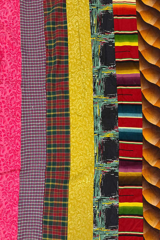 Unique Pieced Stripe Printed Panel