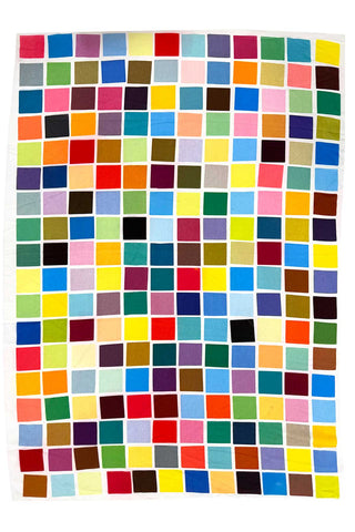 1995 Vintage Fabric "Giant Pantone", 5 Panel Set