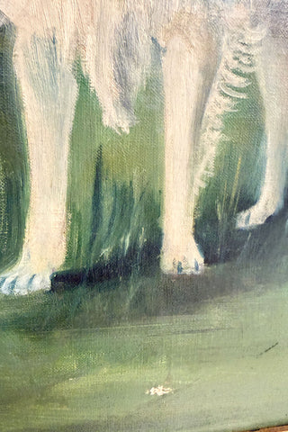 Framed Samoyed Painting