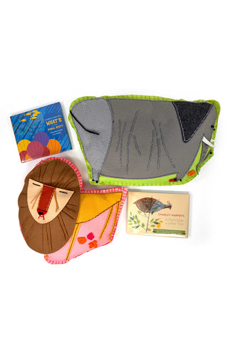 Charley Harper Book and Pillow Set