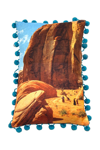 Vintage Arizona Highway Pillow