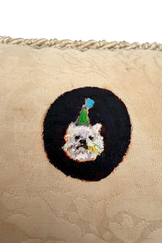 Dog Painting Pillow