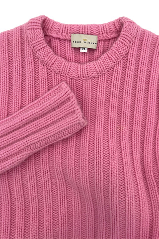 Fall 1998 Todd Oldham Pink Cashmere Sweater
