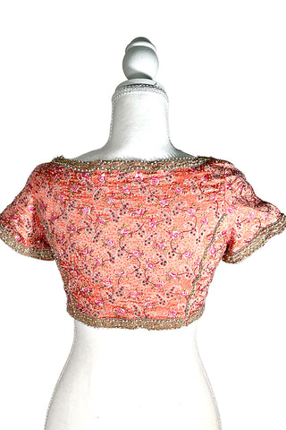 Spring 1998 Todd Oldham Beaded Silk Satin Top