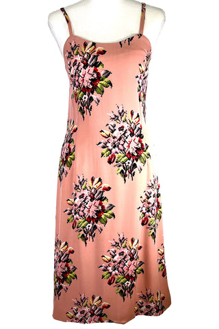 Spring 1998 Todd Oldham Pixelated Floral Dress