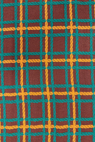 Fall 1996 Todd Oldham Wool Plaid Fabric, 4 Yard Panel