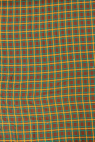 Fall 1996 Todd Oldham Wool Plaid Fabric, 4 Yard Panel