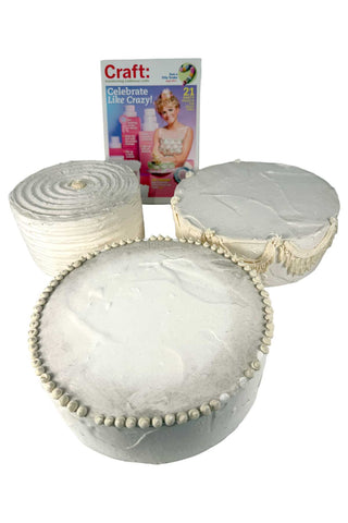 Fake Cake Props from Amy Sedaris Cover of Craft Magazine.