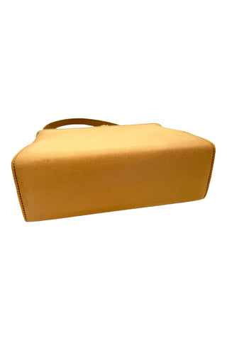 Vintage Amber Satin Todd Oldham Handbag with Crown Closure