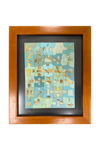 Puzzle Painting, Framed