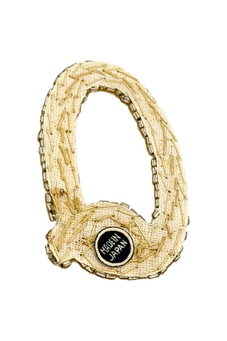 Calling All Quentins and Queenies! Bag of 1950s Handmade Pearl "Q" Appliqué