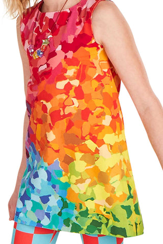 Kids "Rainbow Run" Shift Dress