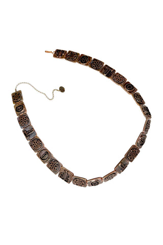 1996 Copper Plated Ebonized Intitial Belt