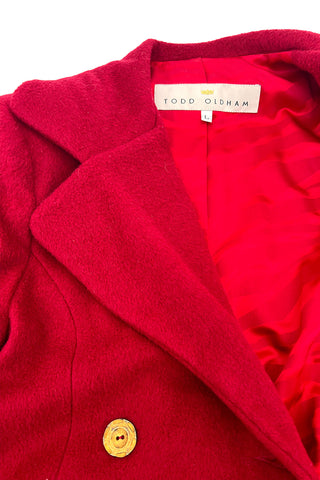 Fall 1996 Todd Oldham Wool Melton Coat