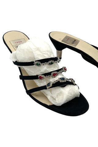 Fall 1996 Todd Oldham Jewel Strap Sandals, Size 40