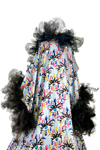 Spring 1994 Todd Oldham Eyelash Print Dream Robe