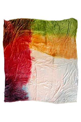 Todd Oldham Hand-dyed Crushed Velvet Rayon Panel
