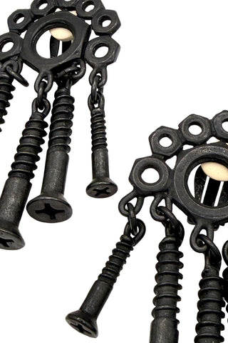 Spring 1996 One-of-a-Kind Screw and Bolt Earrings