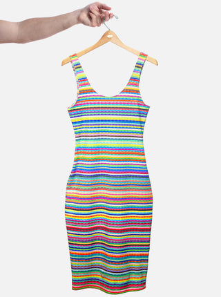 Sequin Stripe Dress