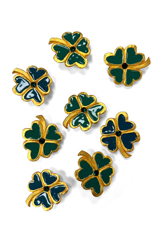 Shamrock Belt Buckles | Set of 8