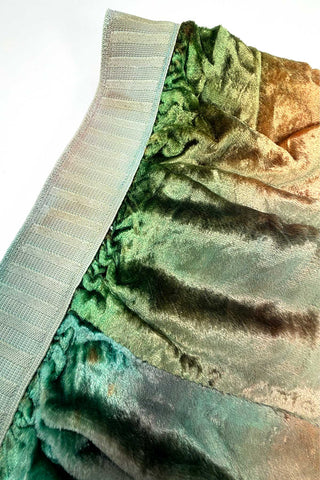 Hand Dyed Crushed Rayon Velvet Shorts